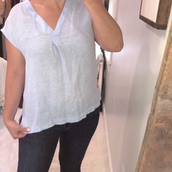Cynthia Rowley medium linen top - Picture 1 of 3